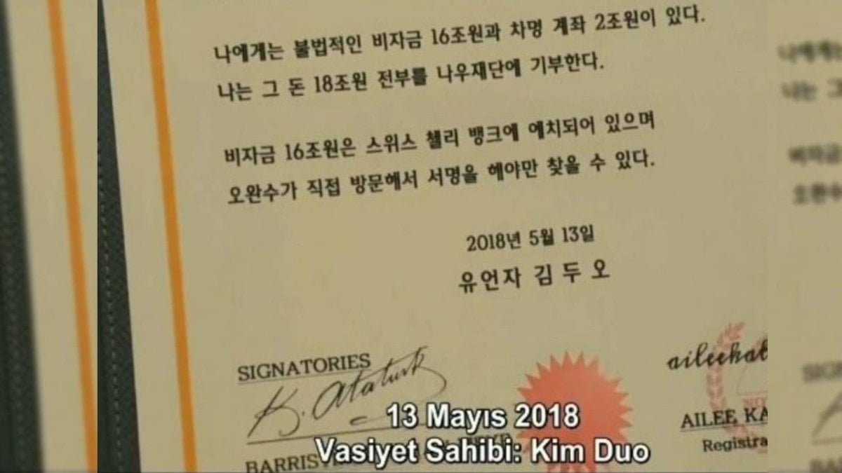 Güney Kore’nin ünlü dizisinde şaşırtan görüntü: Atatürk’ün imzasını kullandılar