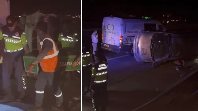 gaziantepte lastigi patlayan minibus taklalar atarak devrildi olu ve yaralilar var PXyaHOig