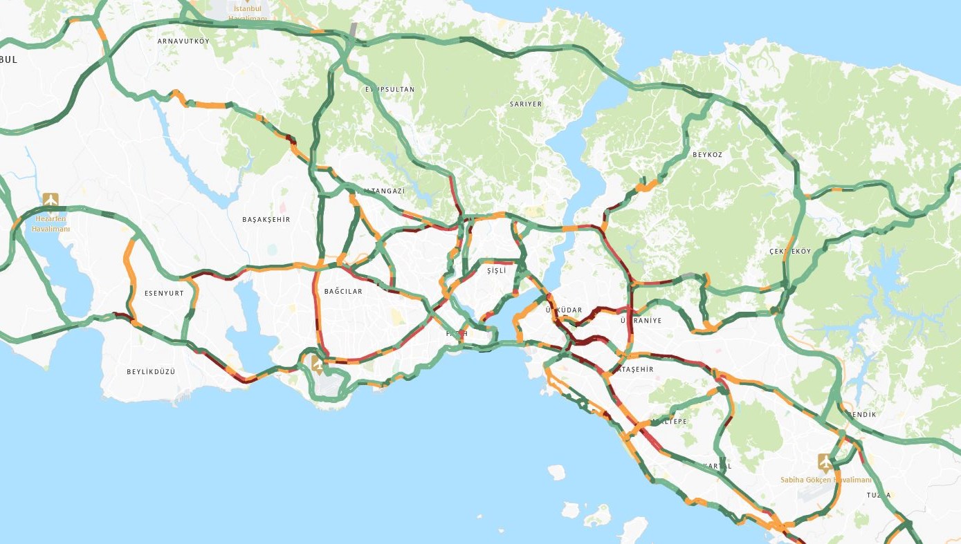 istanbul trafiginde ilk gun yogunlugu tem ve koprulerde yogunluk yasaniyor m88kCdsl